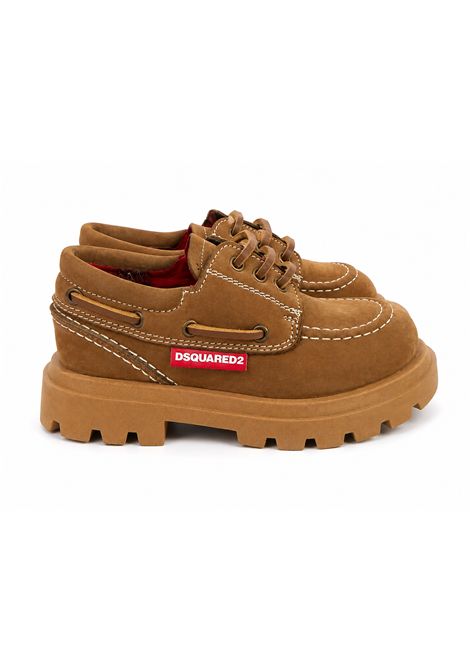 Mocassini con logo DSQUARED2 JUNIOR | 83653 837421